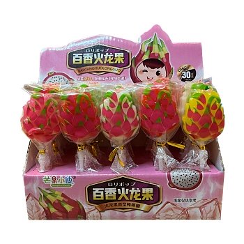 Леденцы на палочке MangGuo XiaoDi питайя 15г