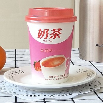 Чай молочный Mai Xiang Xiang Клубничный 80г