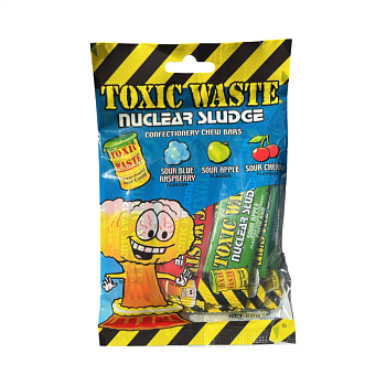 Жевательные конфеты Toxic Waste Nuclear Sludge mini 80г