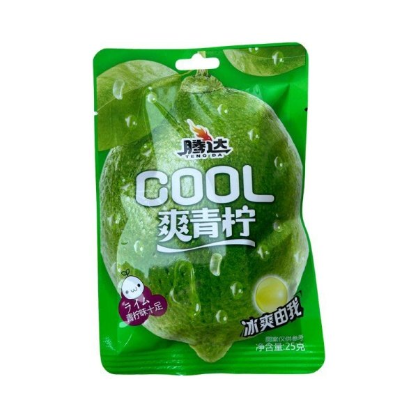 Konfety karamel Tengda Cool s limonnym vkusom 25g