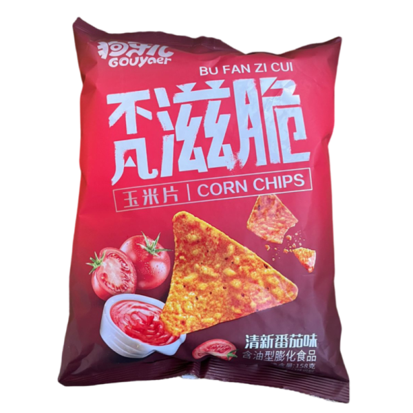 Chipsy Gouyaer kukuruznye s tomatnym vkusom 158g