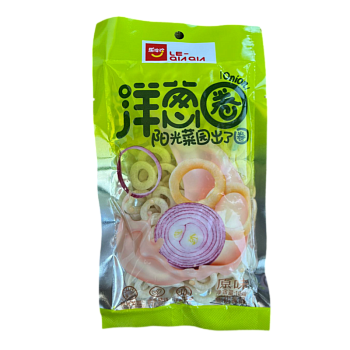 Чипсы LeQiaQia колечки луковые18г