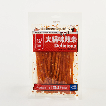 Соевое мясо Shuangjiao Celebrity острые полоски 102г
