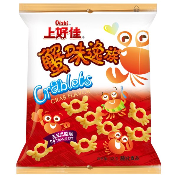Chipsy Oishi Crablets krabovye 32g
