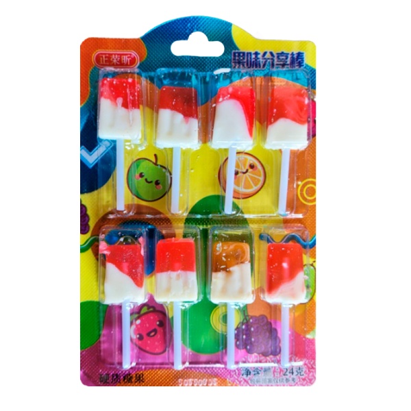 Ledentsy na palochke Rongxin Fruktovye 24g