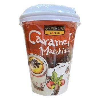 Кофе быстрорастворимый GL Карамель Макиато стакан 30г