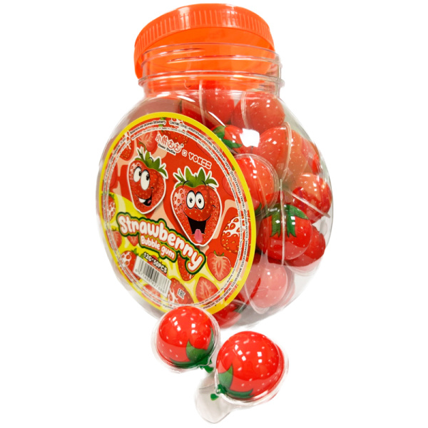 Zhevatelnaya rezinka Deer DaDa s zhidkoy nachinkoy Klubnika 12g