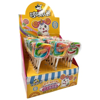 Леденцы на палочке Rainbow Карамельки 15г