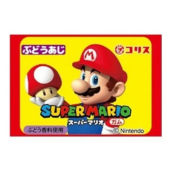 Жевательная резинка Coris Супер Марио виноград 6г