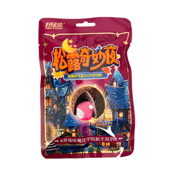 Конфеты Hao Lvyuan шоколадные с клубникой 20г 