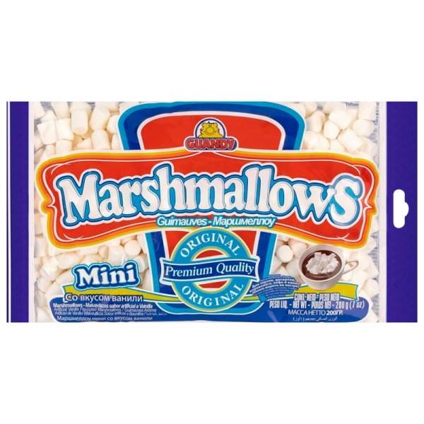 Marshmellou Guandy Guandi Mini belyy vanilnyy 200g