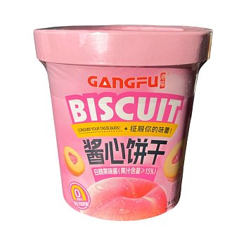 Печенье Gang-Fu со вкусом персика 50г