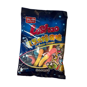 Жевательные конфеты Lechao Star гусеницы 118г