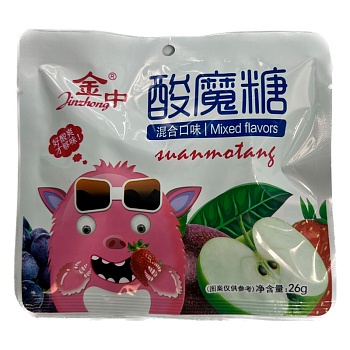 Конфеты Jinzhong Призрак Кислый 26г