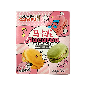 Печенье Gang-Fu Macaron с клубничным вкусом