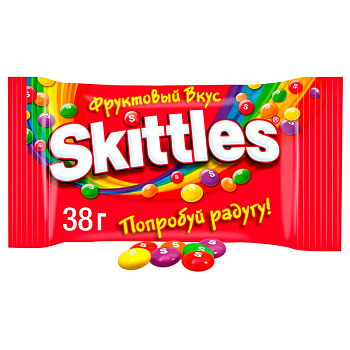 Драже Skittles Пробуй радугу 38г