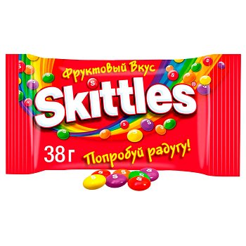 Драже Skittles Пробуй радугу 38г