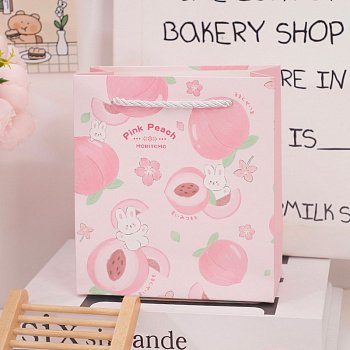 Пакет подарочный Yokee Pink Peach 15*14см