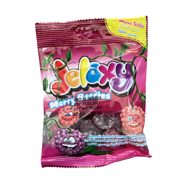 Marmelad JELAXY MERRY BERRIES yagody 80g