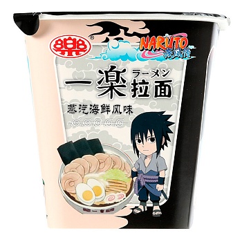 Лапша рамен Yile Naruto с морепродуктами на пару 100г