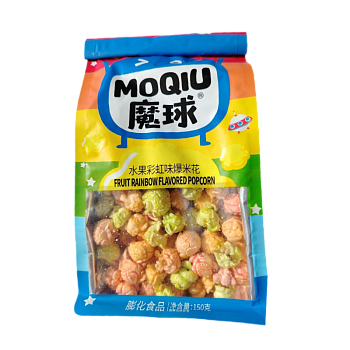 Попкорн MOQIU со вкусом фруктовая радуга 150г