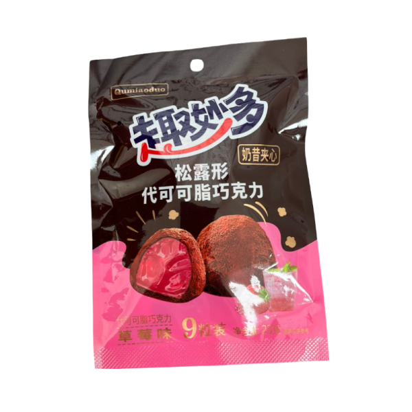 Konfety Qumiaoduo so vkusom klubniki 23g