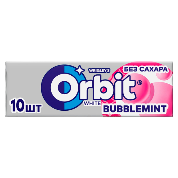 Zhevatelnaya rezinka Orbit bablmint bez sakhara 14g