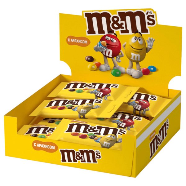 Drazhe M&M’s s arakhisom 45g