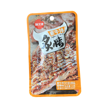 Снеки Shuntiahyuan со вкусом пряного говяжьего стейка 22г