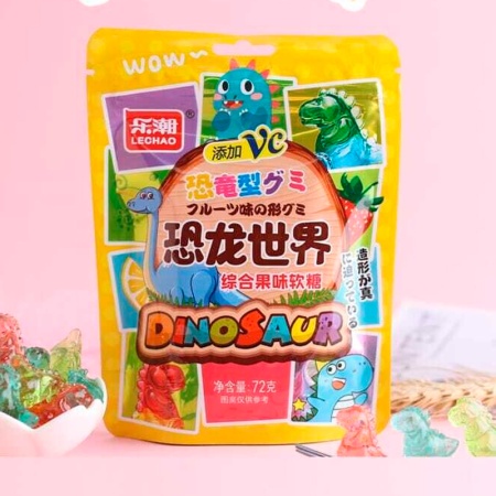 Marmelad Lechao Dinosaur Fruktovye dinozavry 23g