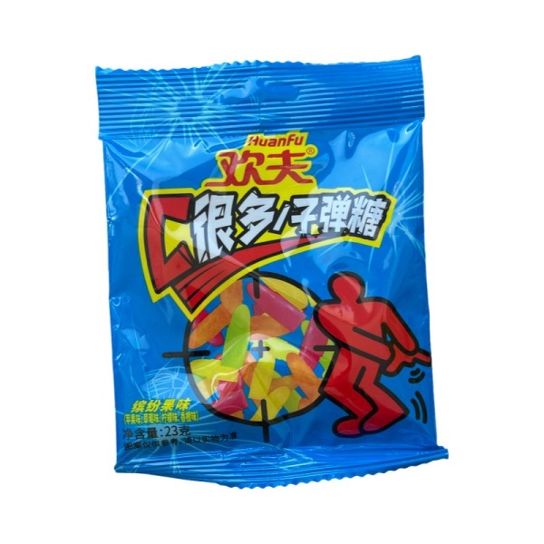 Konfety HuanFu fruktovye 23g