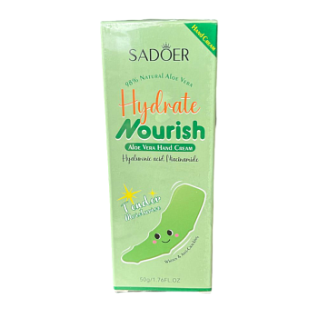 Крем Sadoer для рук с алоэ 50г