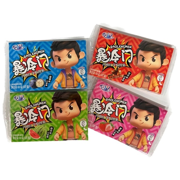 Zhevatelnaya rezinka Australia Baolengmen Fruktovaya 11g