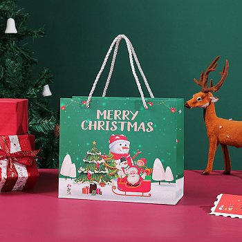 Пакет подарочный Snax Merry Christmas 30x25x11.5см