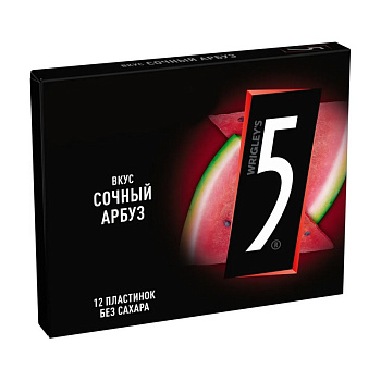 Жевательная резинка Five сочный арбуз 31,2 г