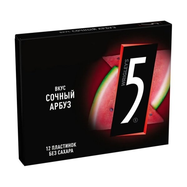 Zhevatelnaya rezinka Five sochnyy arbuz 31,2 g
