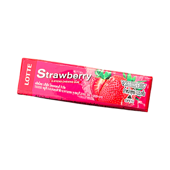 Жевательная резинка Lotte Spearmint клубника 13,5г
