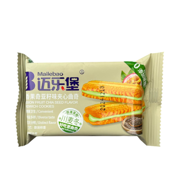 Pechene-sendvich Mailebao so vkusom marakuyi i semyan chia