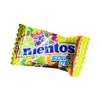 Жевательные конфеты Mentos со вкусом кислых фруктов 2,7г