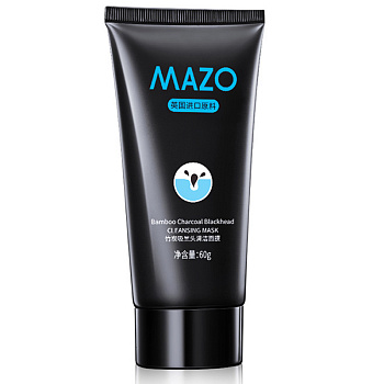 Маска Mazo Bamboo Charcoal Blackhead Cleansing 60г