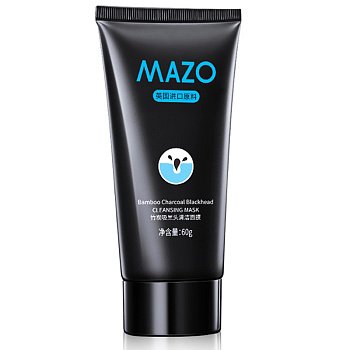 Маска Mazo Bamboo Charcoal Blackhead Cleansing 60г