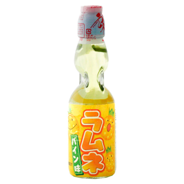 Napitok gazirovannyy Hata Kosen Ramune Ramune Ananas 200ml