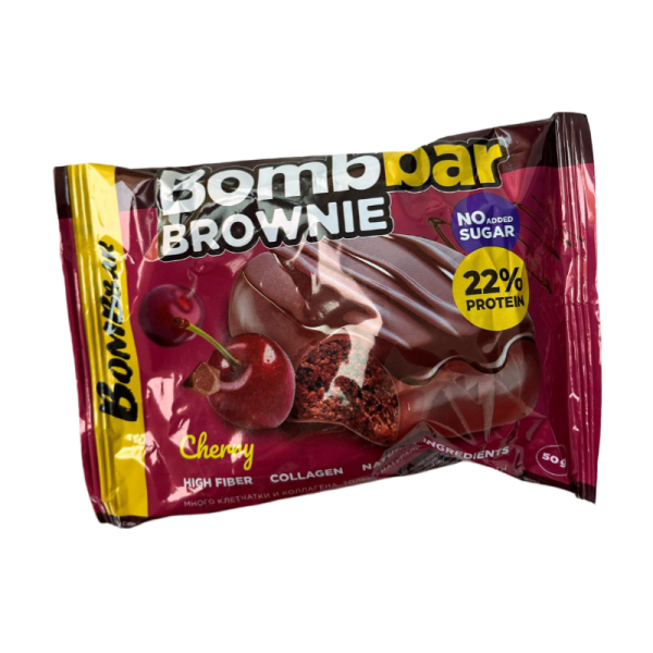 Pechene Bombbar Vishnevyy brauni 50g