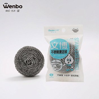 Губка Wenbo металическая 2228