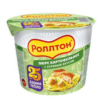 Пюре картофельное Роллтон с куриным вкусом 40г