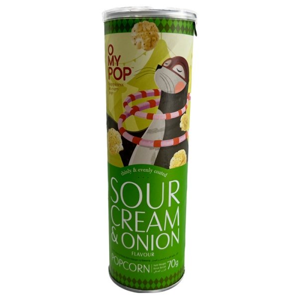 Popkorn Omypop Smetana luk 70g