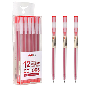 Ручка Deli A119 красная