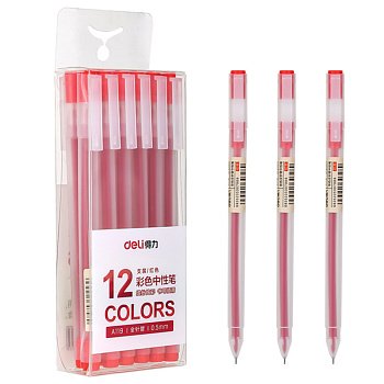 Ручка Deli A119 красная