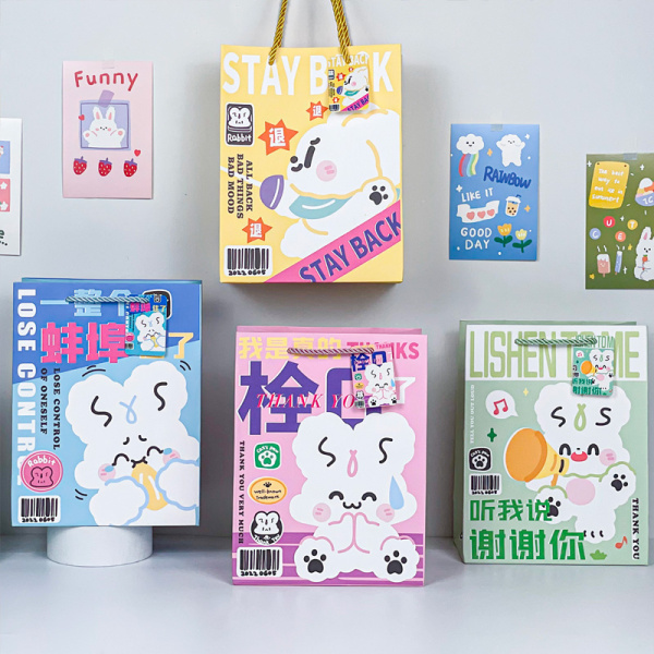 Paket podarochnyy Yokee Thanks 24*18,5sm