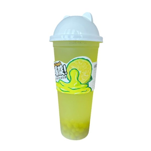 Napitok Guotingxingyu Bao Jiang Bubble Tea s zheleynymi sharikami so vkusom layma 620ml